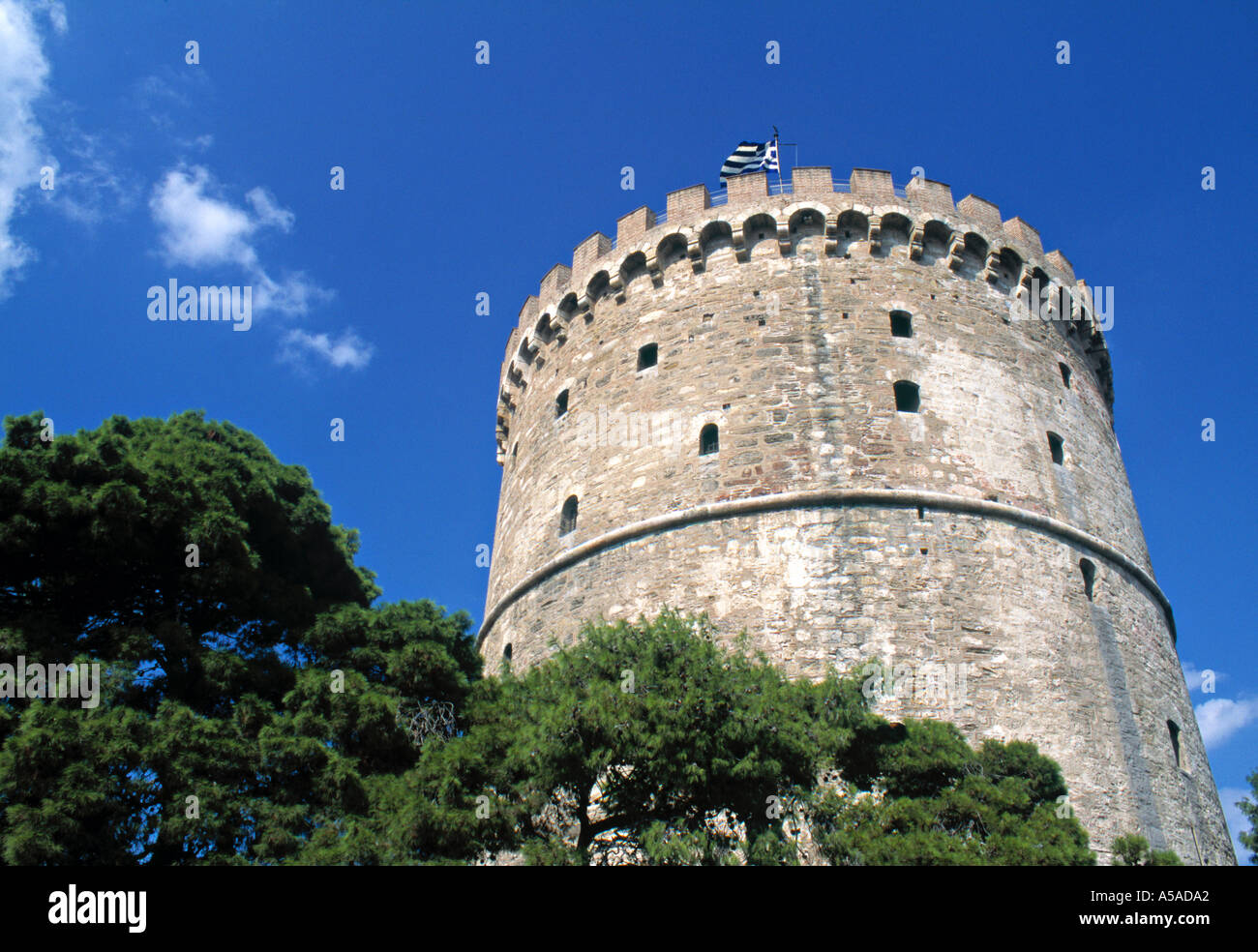 Torre Bianca di Salonicco, Grecia Foto Stock