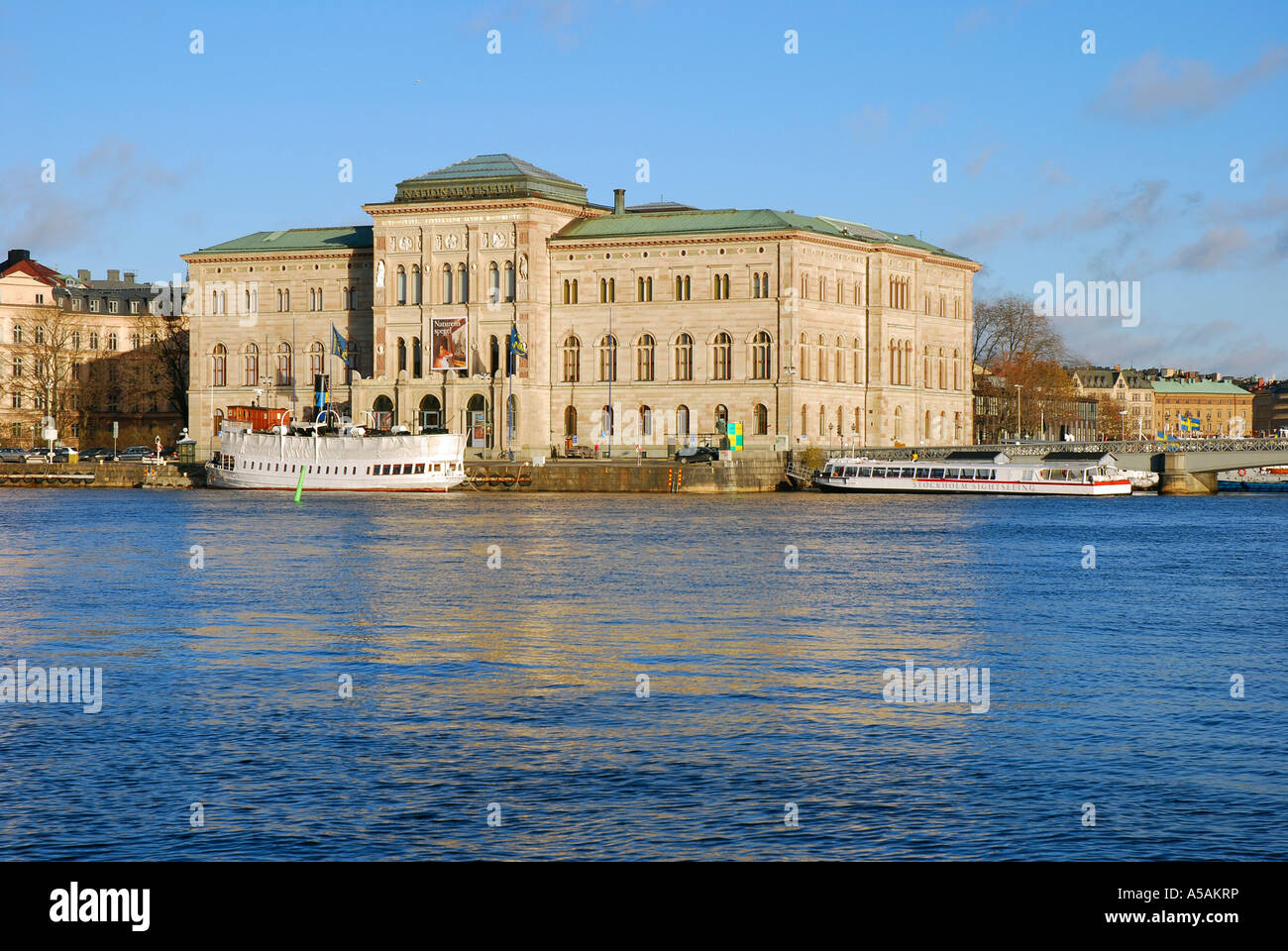 Il Museo Nazionale delle Belle Arti di Stoccolma in Svezia è magnificamente situato dal Mar Baltico Foto Stock