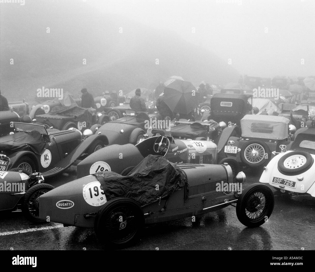 Storica corsa svizzera di motori, Klausenrennen Foto Stock