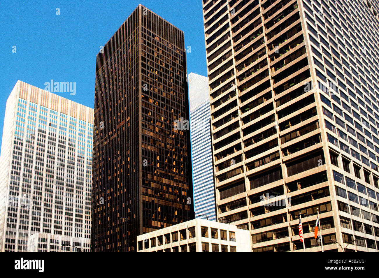 New York City, grattacieli: Seagram Building Park Avenue, 399 Park Avenue e Citigroup Building Headquarters, 601 Lexington Avenue. STATI UNITI. Foto Stock