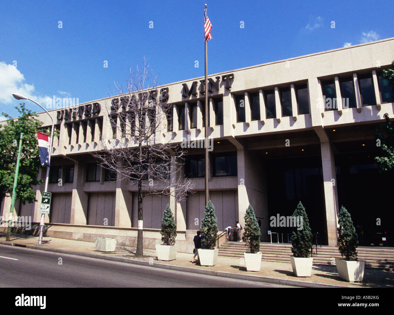 Filadelfia negli Stati Uniti edificio di menta Foto Stock