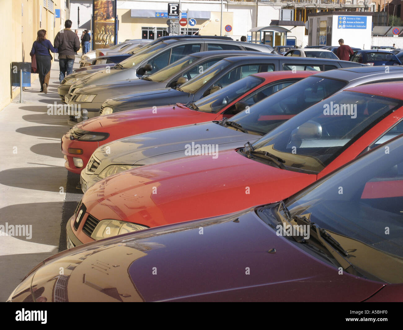 Auto parcheggiate Foto Stock