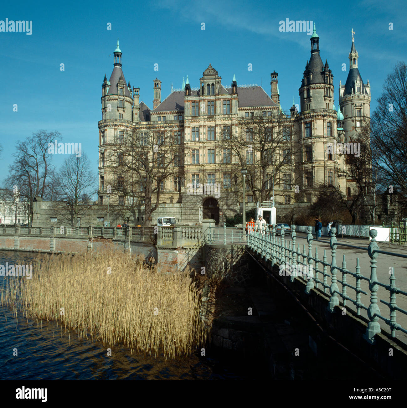 Schwerin, Schloß, Zustand 1992 Foto Stock