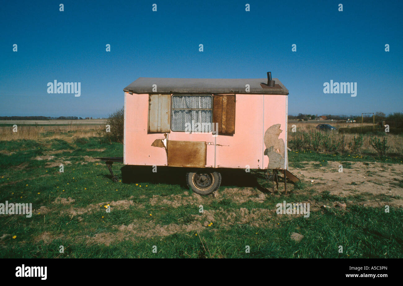 Altenkirchen/Rügen, Wohnwagen, Foto Stock