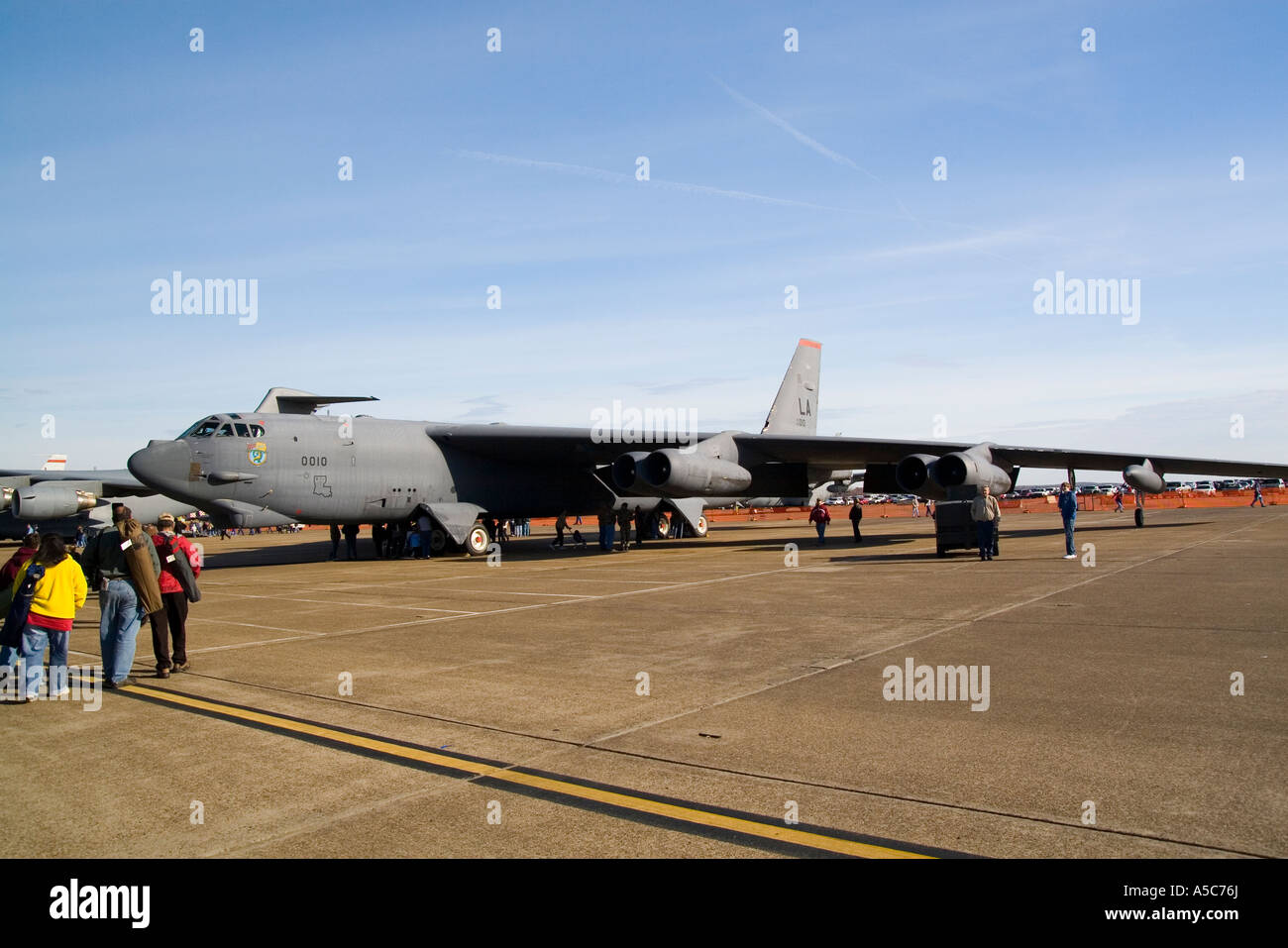 Boeing B 52 Stratofortress tappeto strategica e bombardiere nucleare Foto Stock