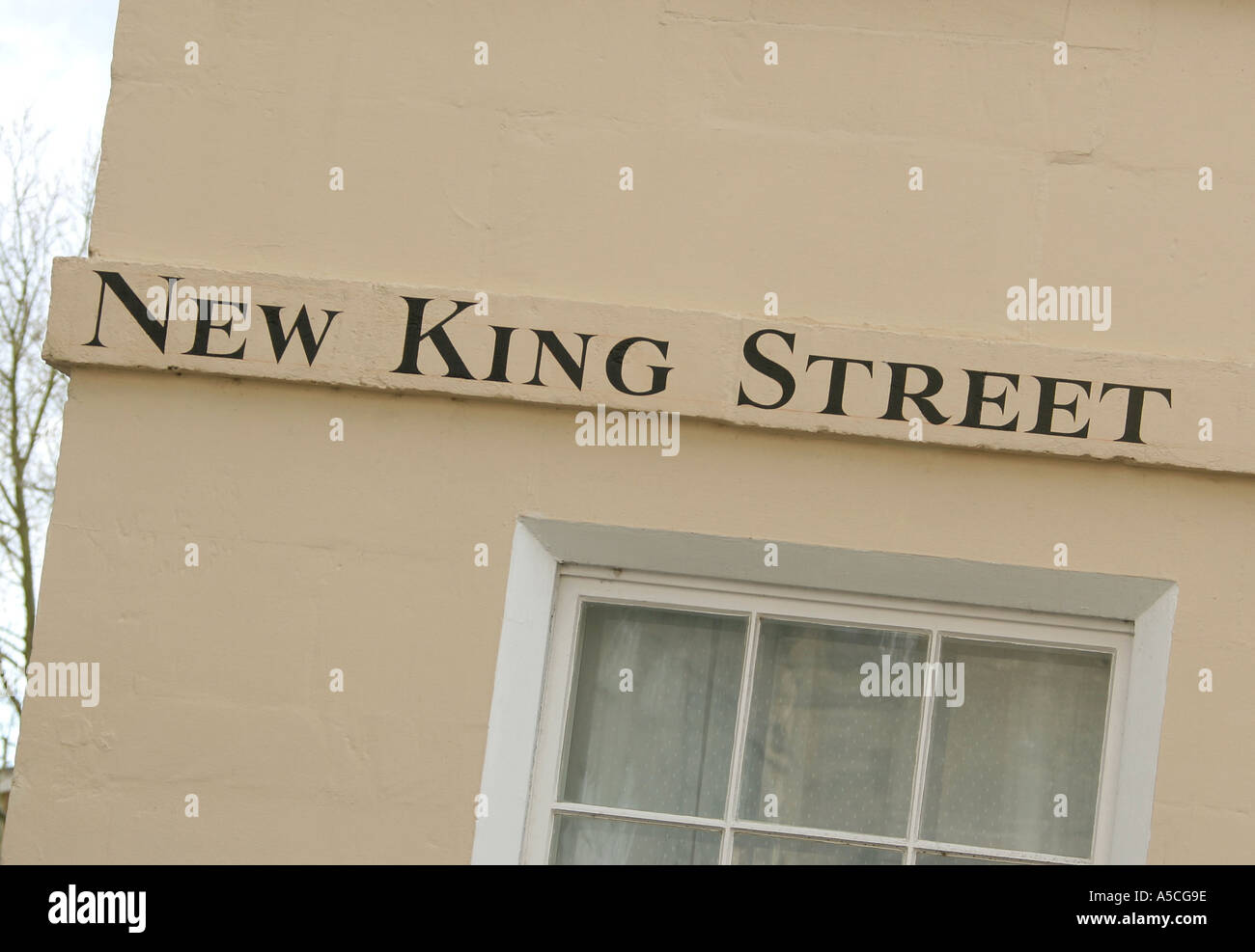 Nuovo King Street in Bath England Regno Unito 2005 Foto Stock