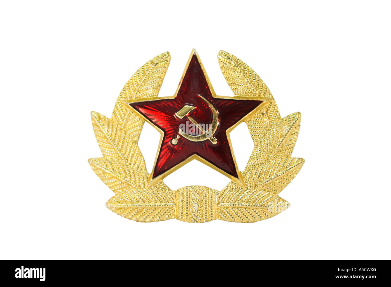 Badge militare dalla ex Unione Sovietica. Foto Stock
