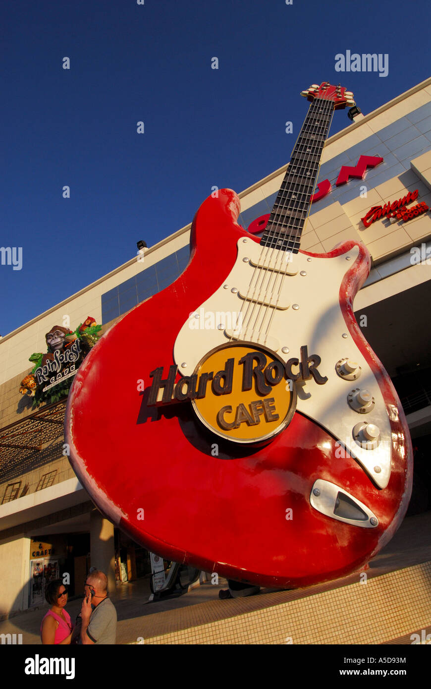 Hard Rock Cafe Cancun penisola dello Yucatan in Messico Foto Stock