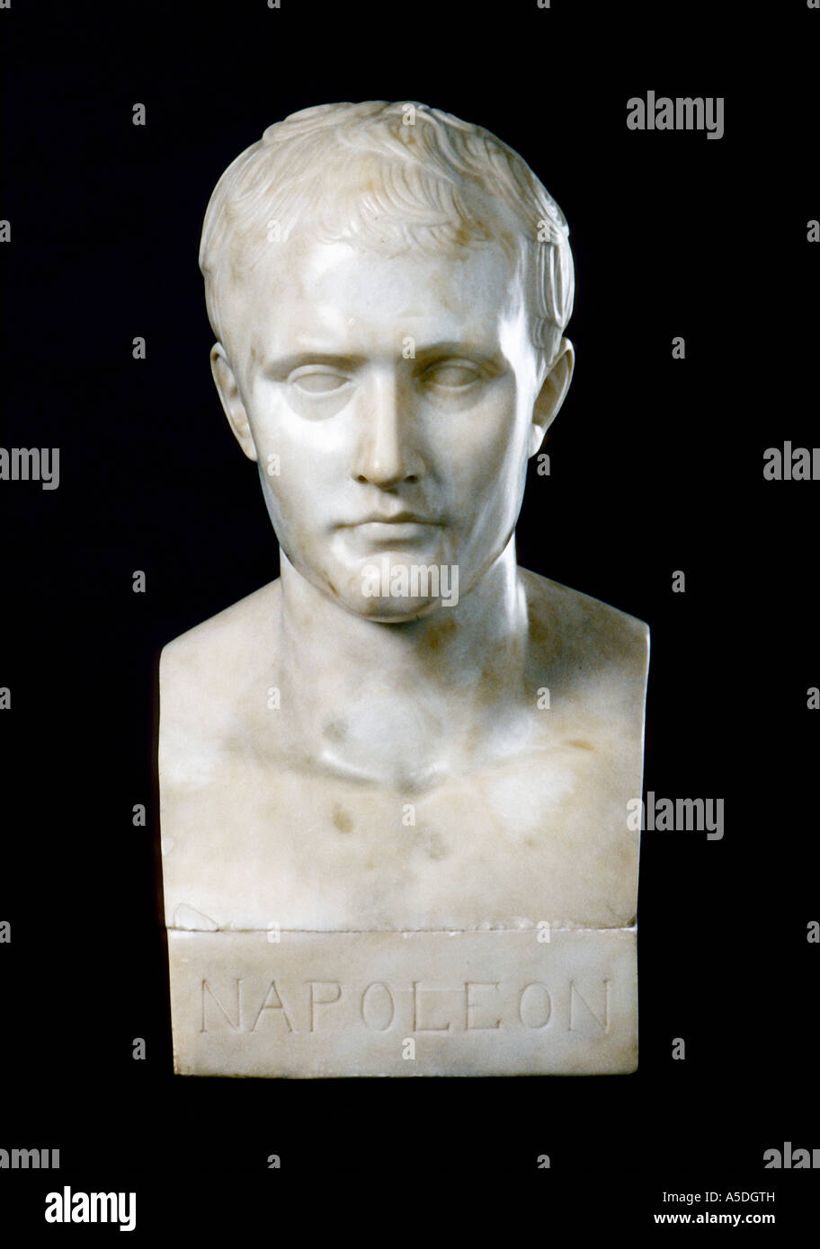 Busto antico di Napoleone Boneparte Foto Stock