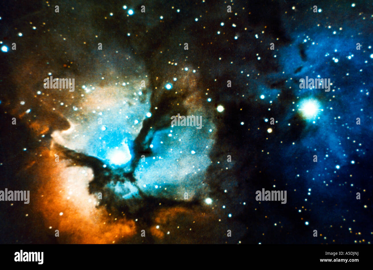 Stelle & Nebula Foto Stock