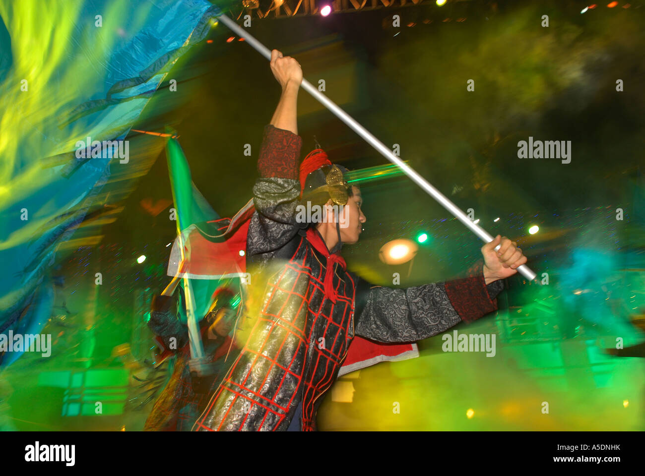 Nuovo anno lunare cinese celebrazioni in Hong Kong Cina Foto Stock