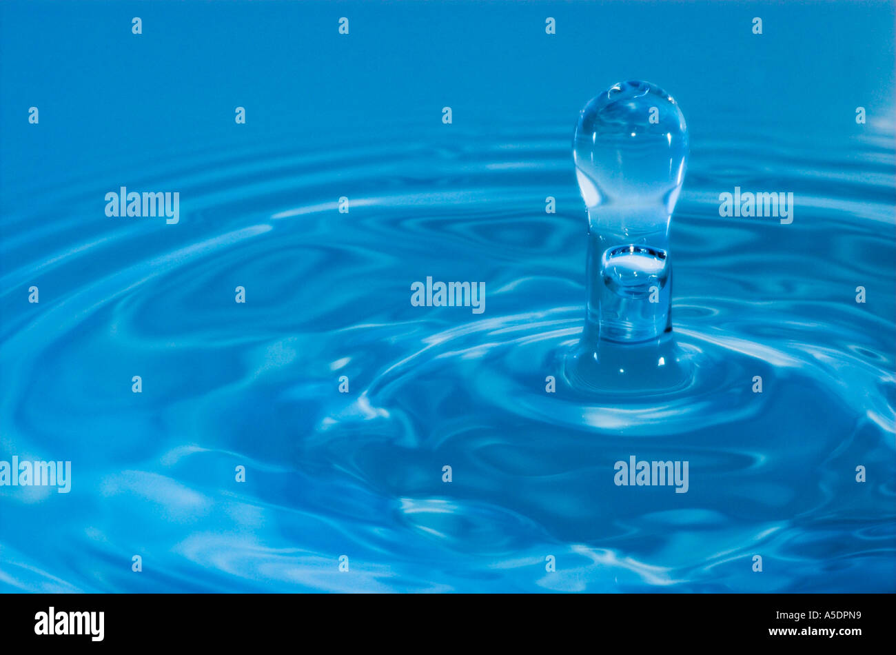 Goccia d'acqua Foto Stock