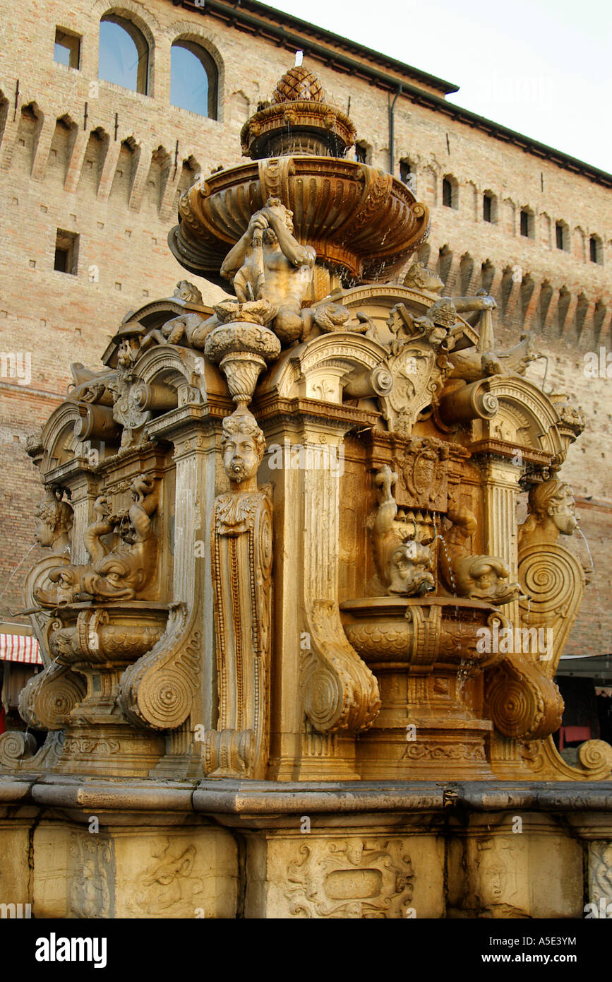Fontana Masini in "Piazza del Popolo" Cesena Italia Foto Stock