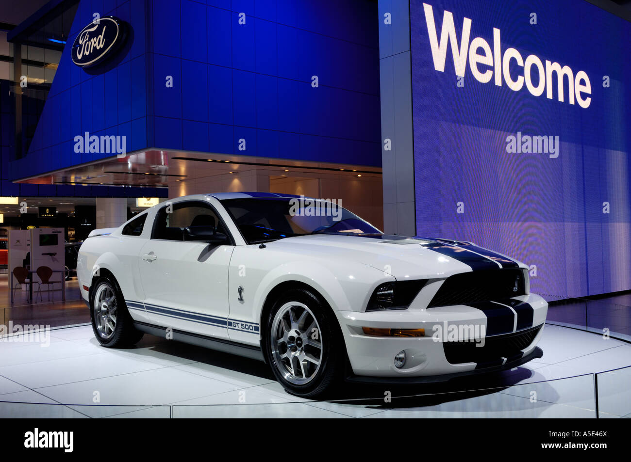 2007 Ford Mustang Shelby Cobra GT500 al North American International Auto Show 2007 Foto Stock