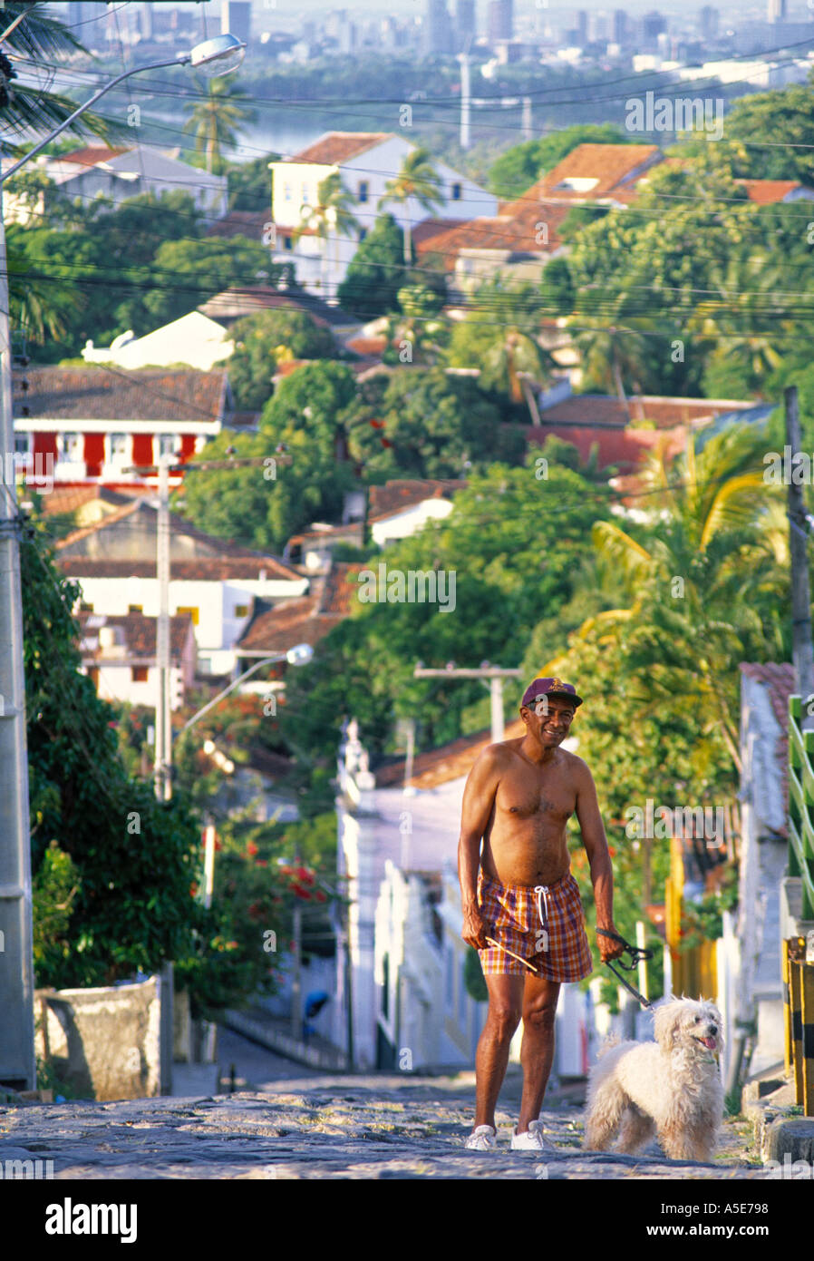 Olinda città coloniale Nr Recife in Brasile Foto Stock