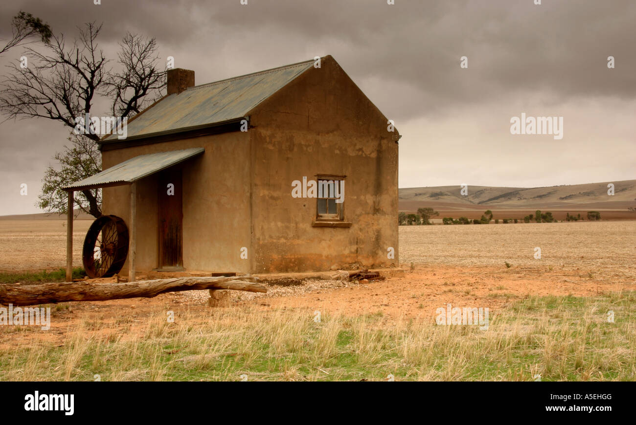 I coloni Cottage; metà nord Sud Australia; Outback Australia Foto Stock