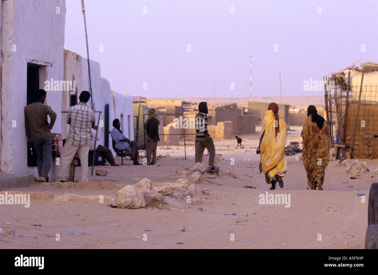 Rifugiati Saharawi a Tindouf Algeria occidentale Foto Stock
