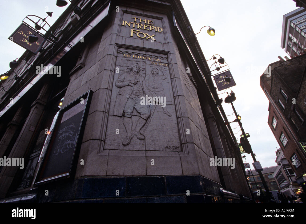 Un pub di Soho Londra Foto Stock