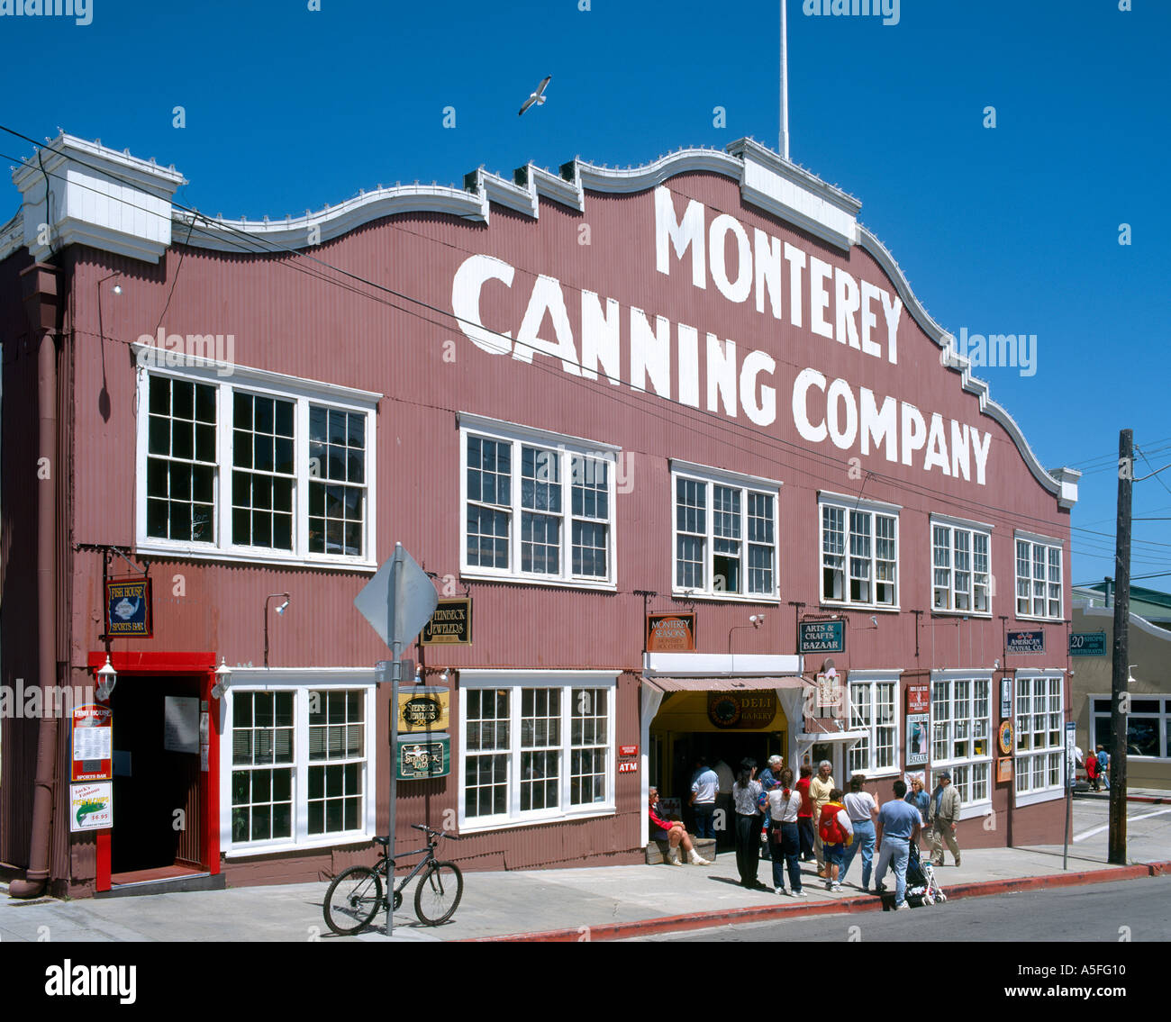 Monterey Canning Company edificio, Cannery Row, Monterey, California, Stati Uniti d'America Foto Stock