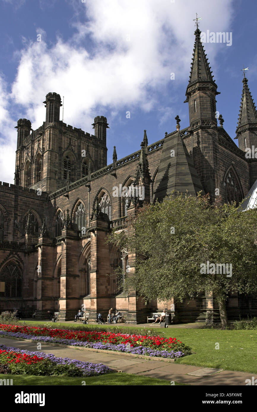 Chester Cathedral Regno Unito Foto Stock