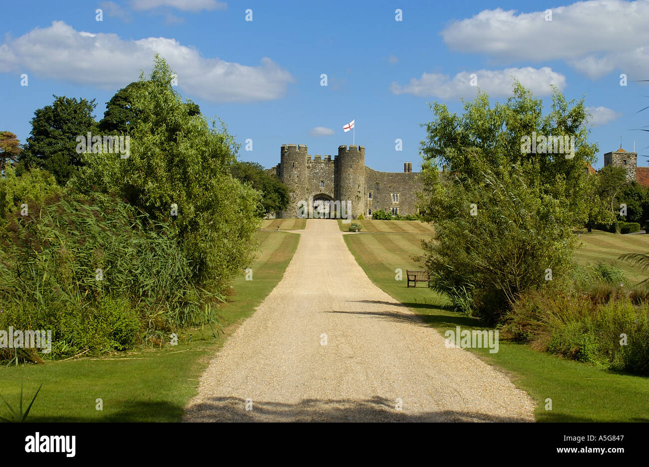 Amberley Castle West Sussex England Foto Stock