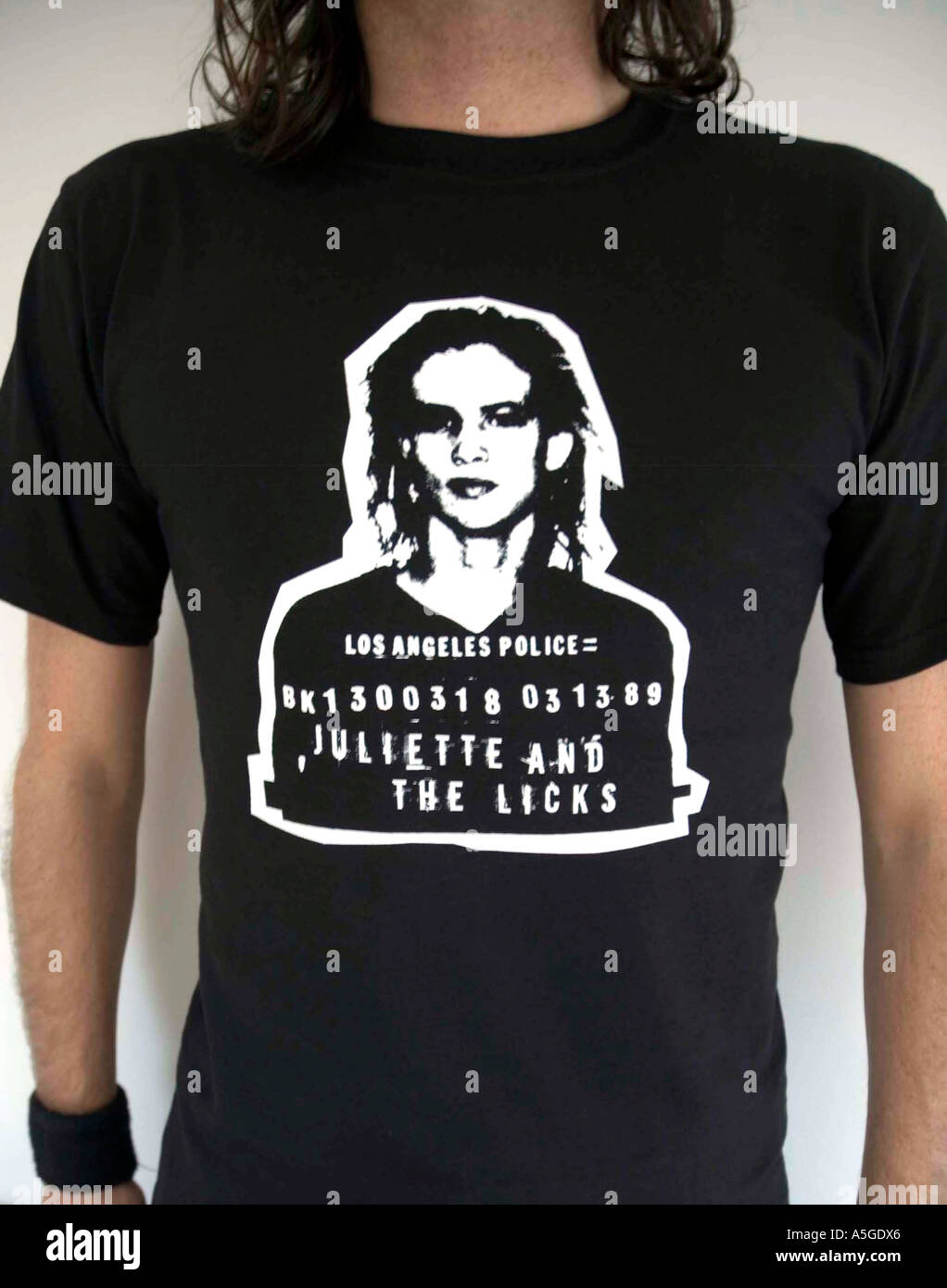 Juliette Lewis e la banda di lecca t shirt Foto stock - Alamy
