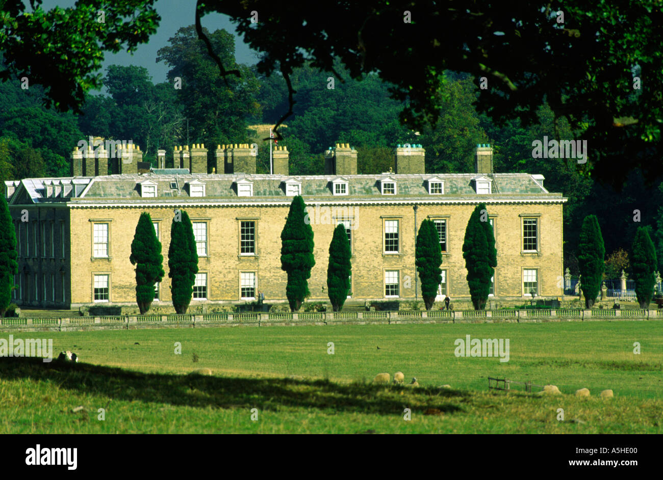 Althorp casa della famiglia Spencer Northamptonshire Inghilterra Foto Stock