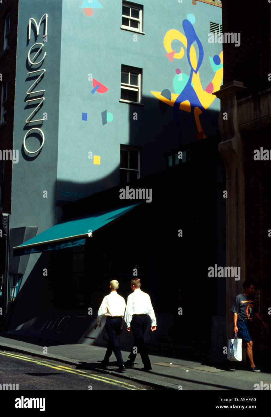 Mezzosoprano Ristorante e Bar in Soho Foto Stock