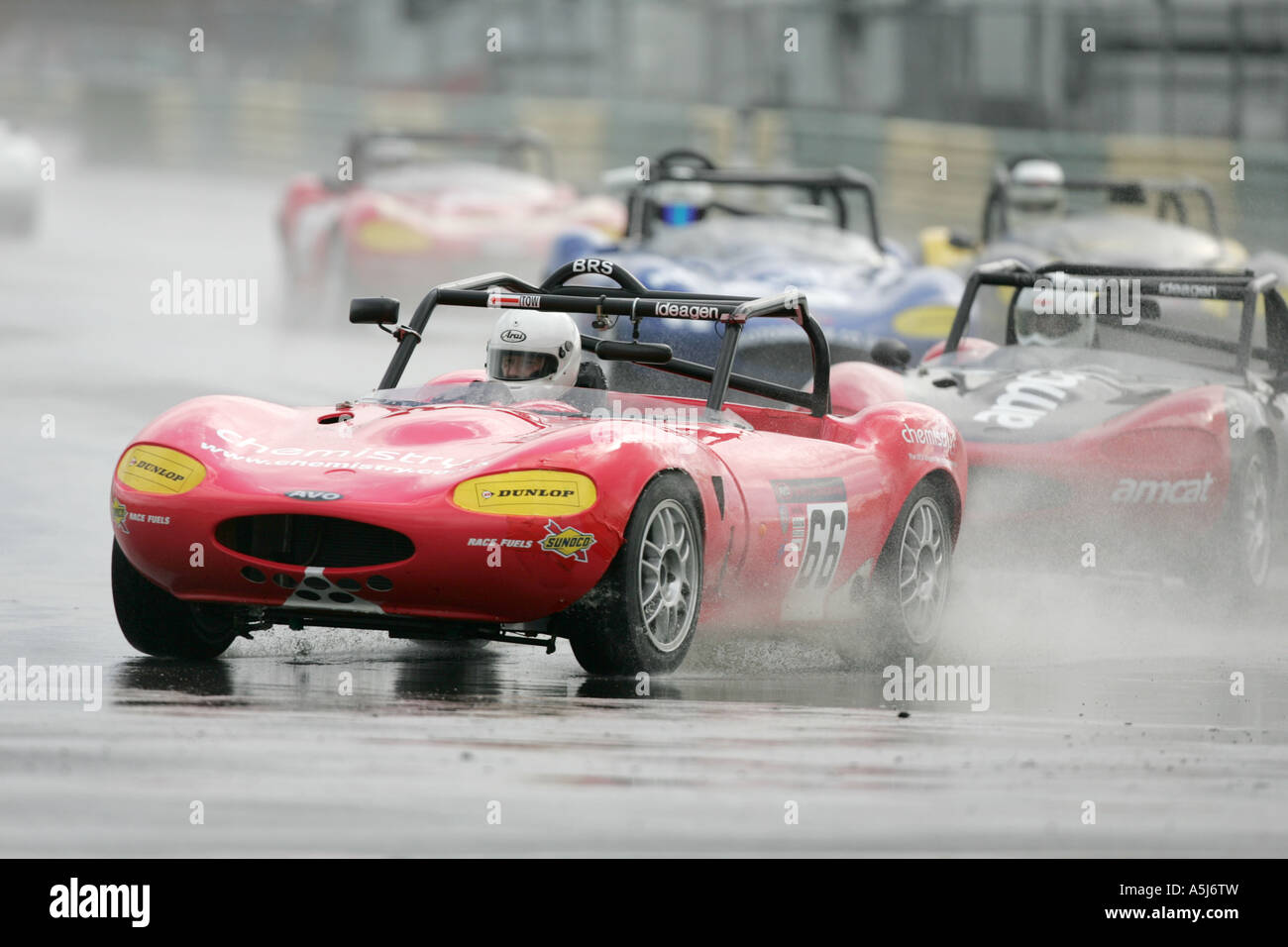 Bagnare a Croft racing circuito! Foto Stock