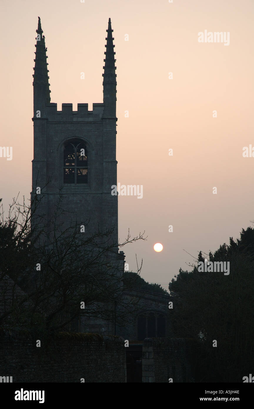 Sant'Andrea Chiesa, Collyweston, Northamptonshire, England, Regno Unito Foto Stock
