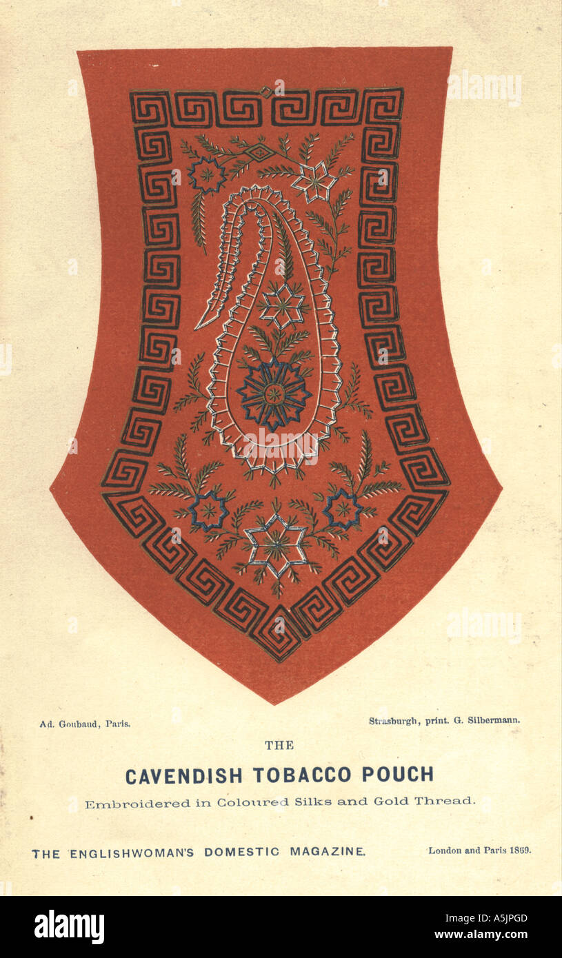 Custodia di tabacco modello 1869 Foto Stock