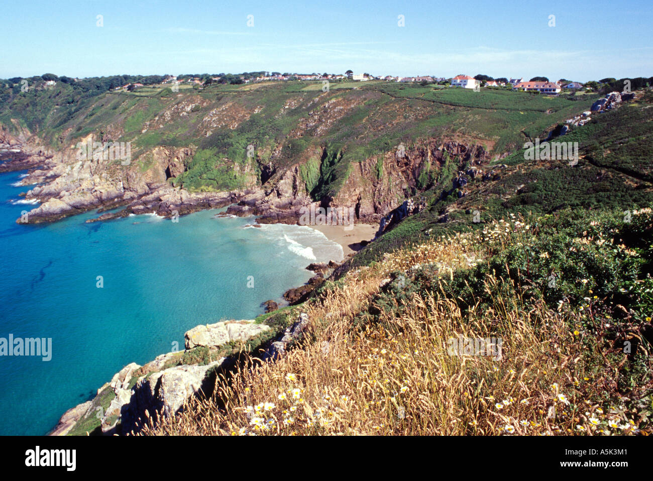 Channel Island Guernsey moulin huet bay dal punto jerbourg Foto Stock