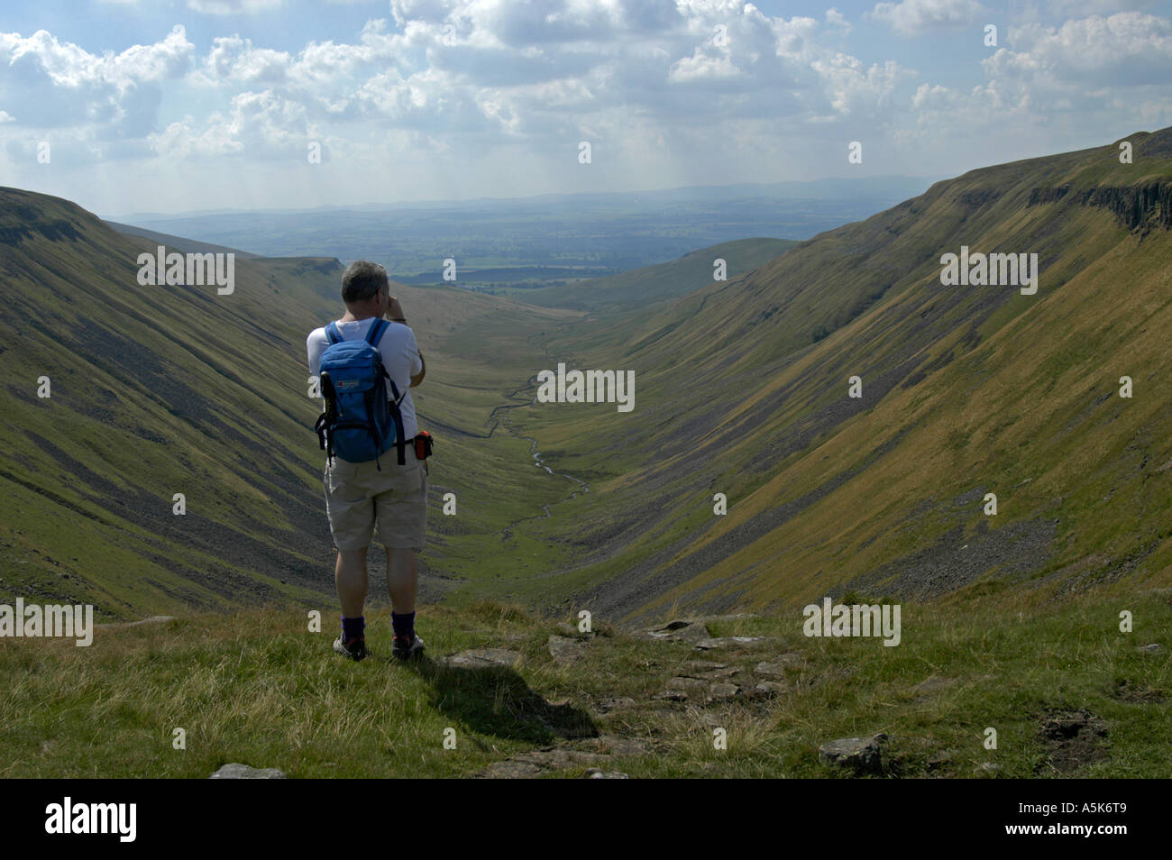 Tazza alta Nick Pennine Way Cumbria Inghilterra England Foto Stock