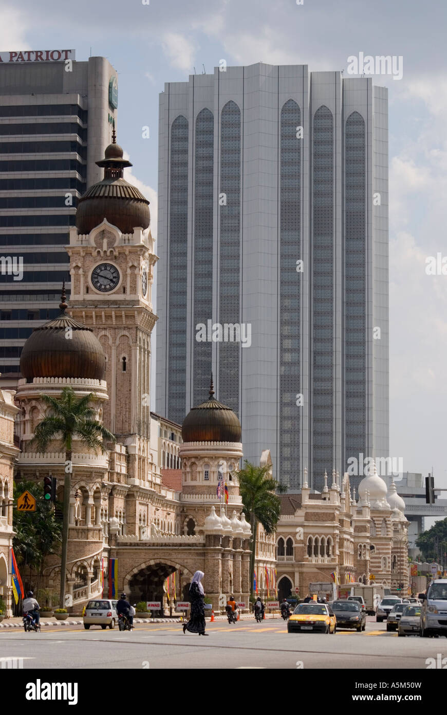 Il sultano Abdul Samad edifici di Kuala Lumpur in Malesia Foto Stock