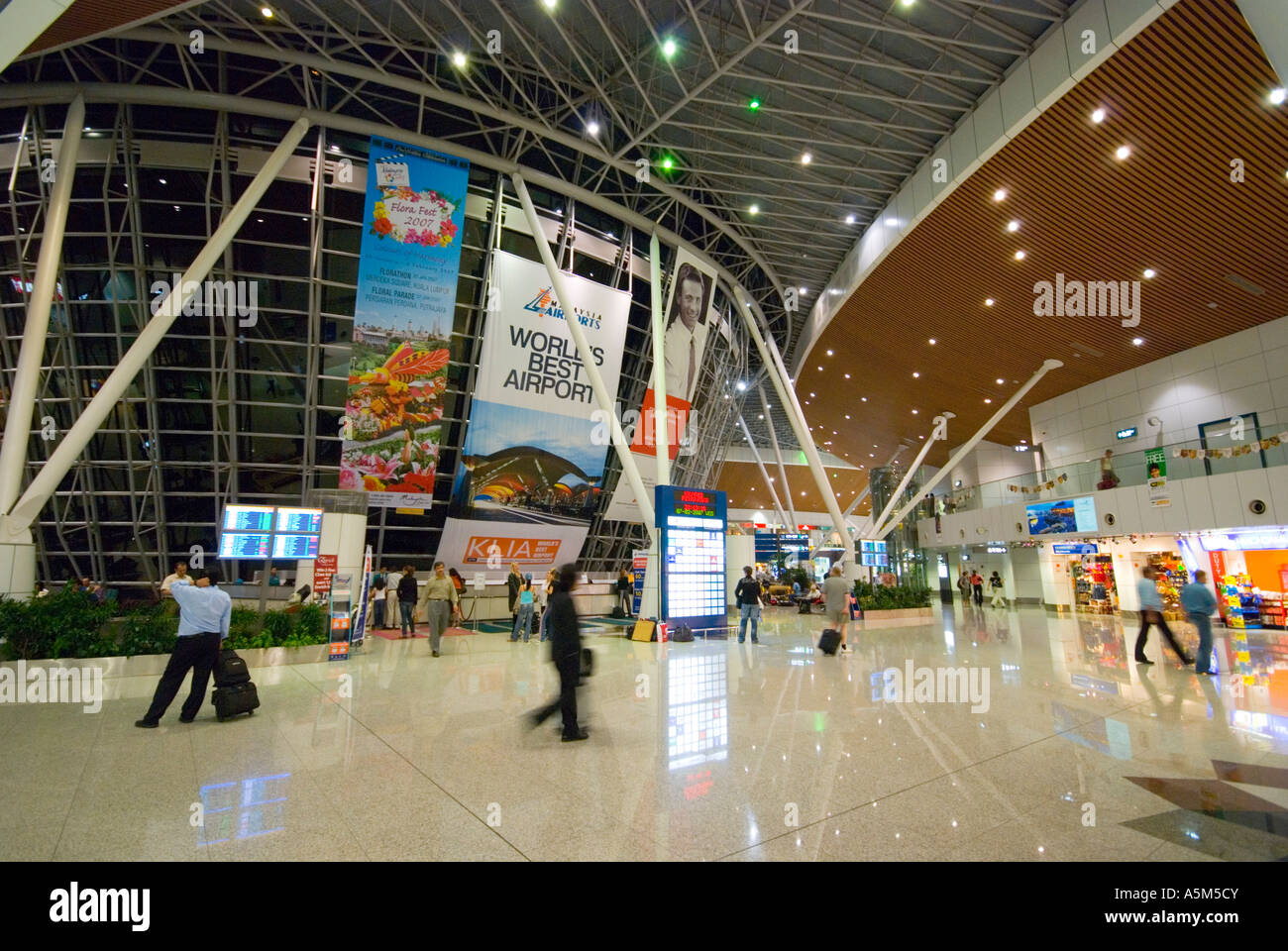 L'Aeroporto Internazionale di Kuala Lumpur in Malesia votato mondo s miglior aeroporto Foto Stock