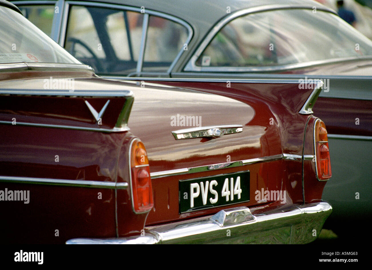 Regno Unito il classico e il veterano car show, Vauxhall dettaglio Foto Stock