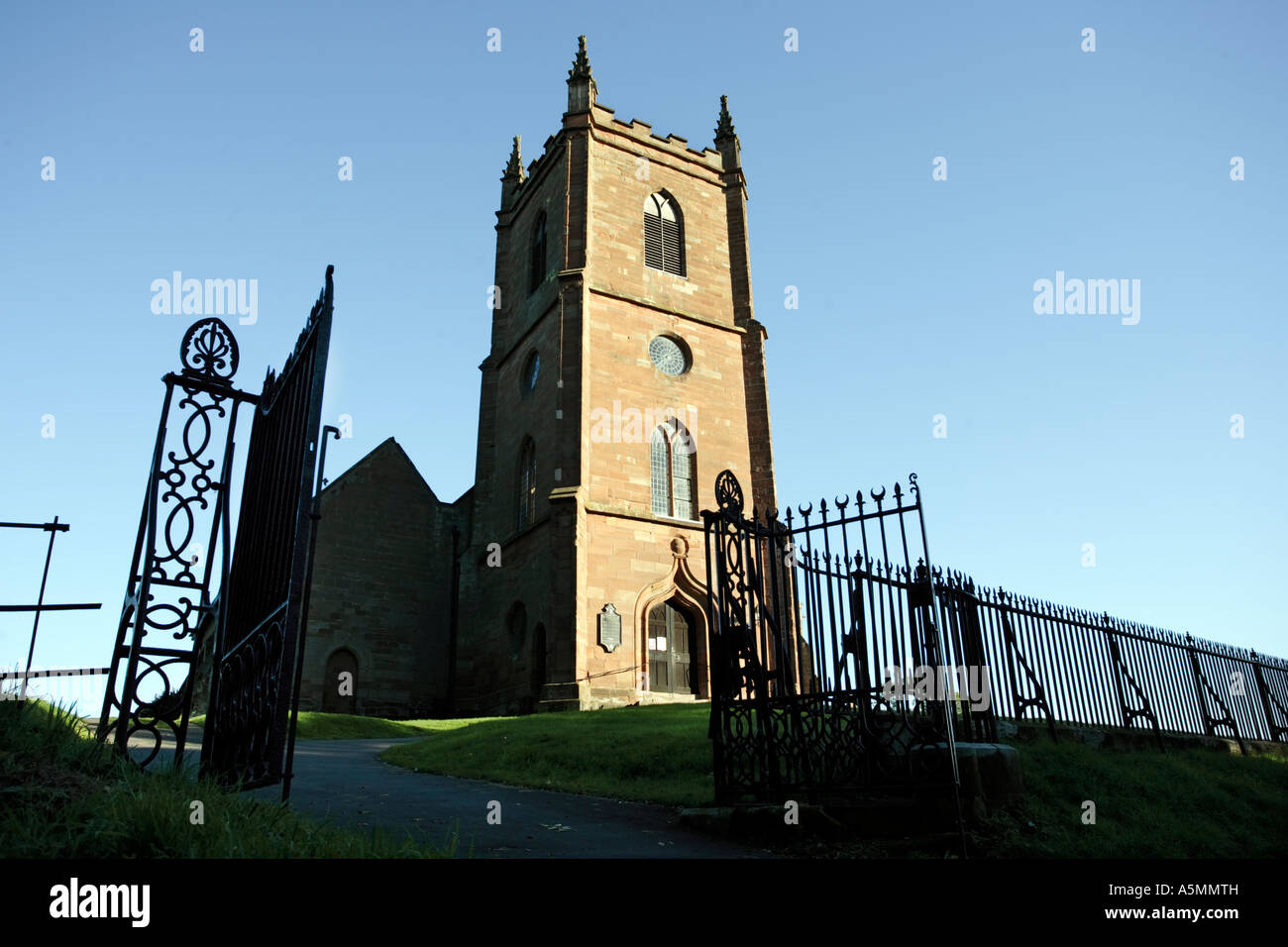 Hanbury chiesa in WORCESTERSHIRE REGNO UNITO scene della BBC radio seriale gli arcieri sono stati registrati qui Foto Stock