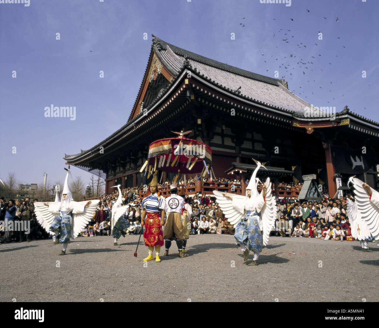 Festival di Shirasagi ad Asakusa Tokyo Giappone Foto Stock