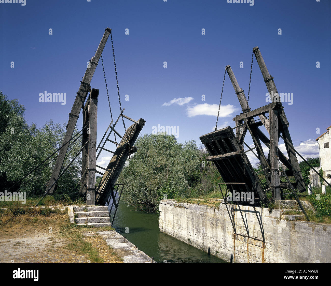 Van Gogh ponte vicino a Arles in Provenza Francia Foto Stock