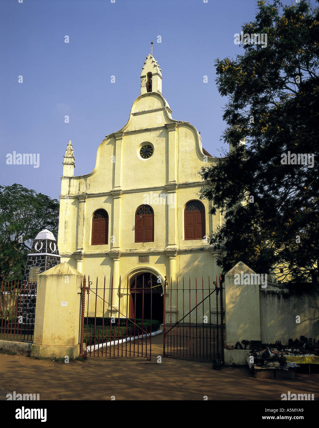 San Francesco Chiesa Fort Cochin primo europeo Chiesa in India Foto Stock