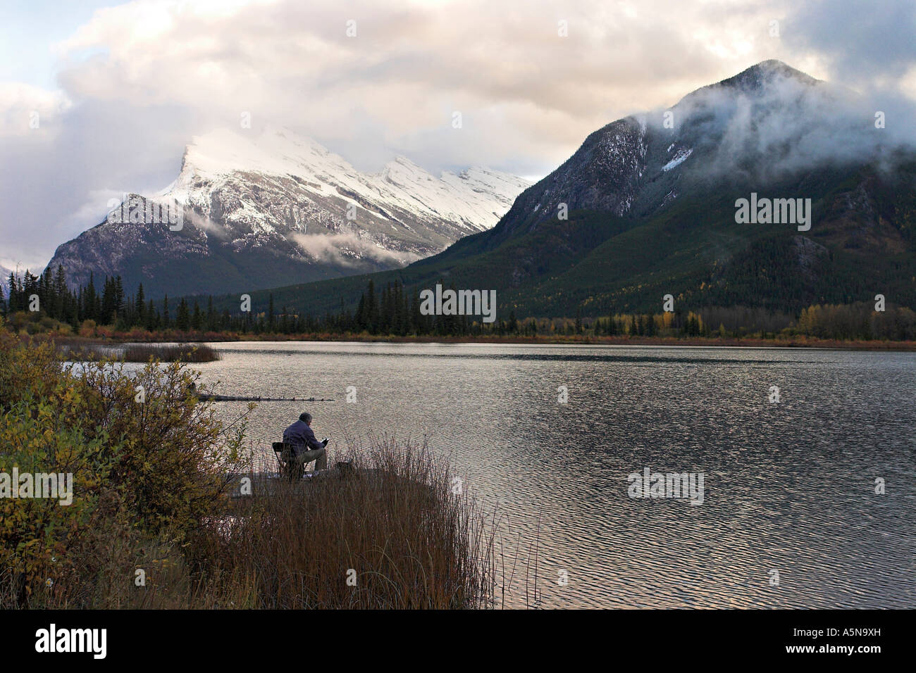 Lavora fino a tardi Foto Stock