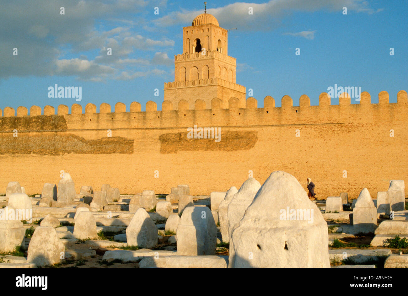 Sidi Oqba moschea / Kairouan Foto Stock