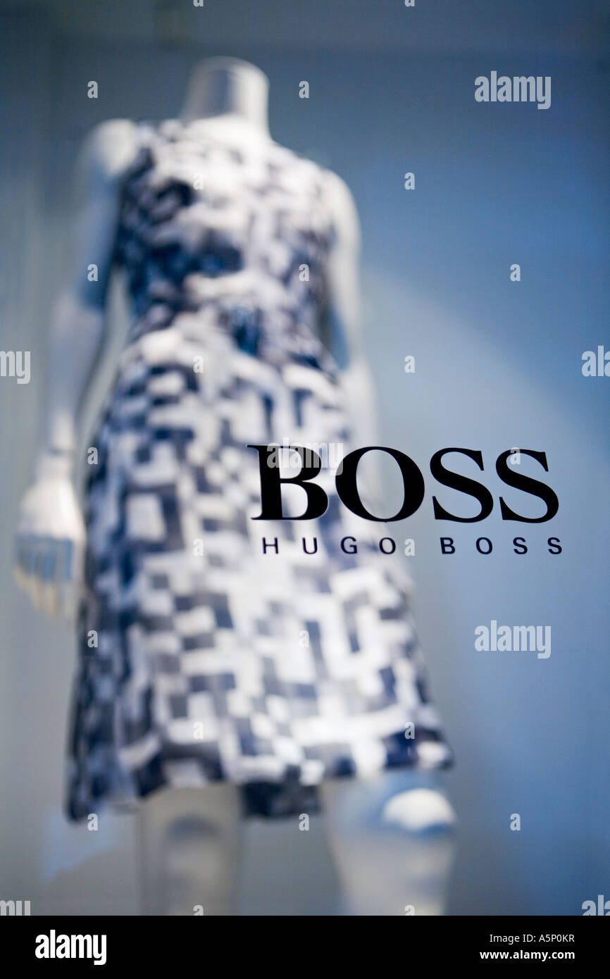 Hugo Boss vetrina Foto stock - Alamy