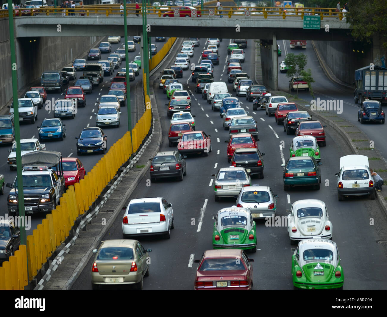Città del Messico, il traffico Foto Stock