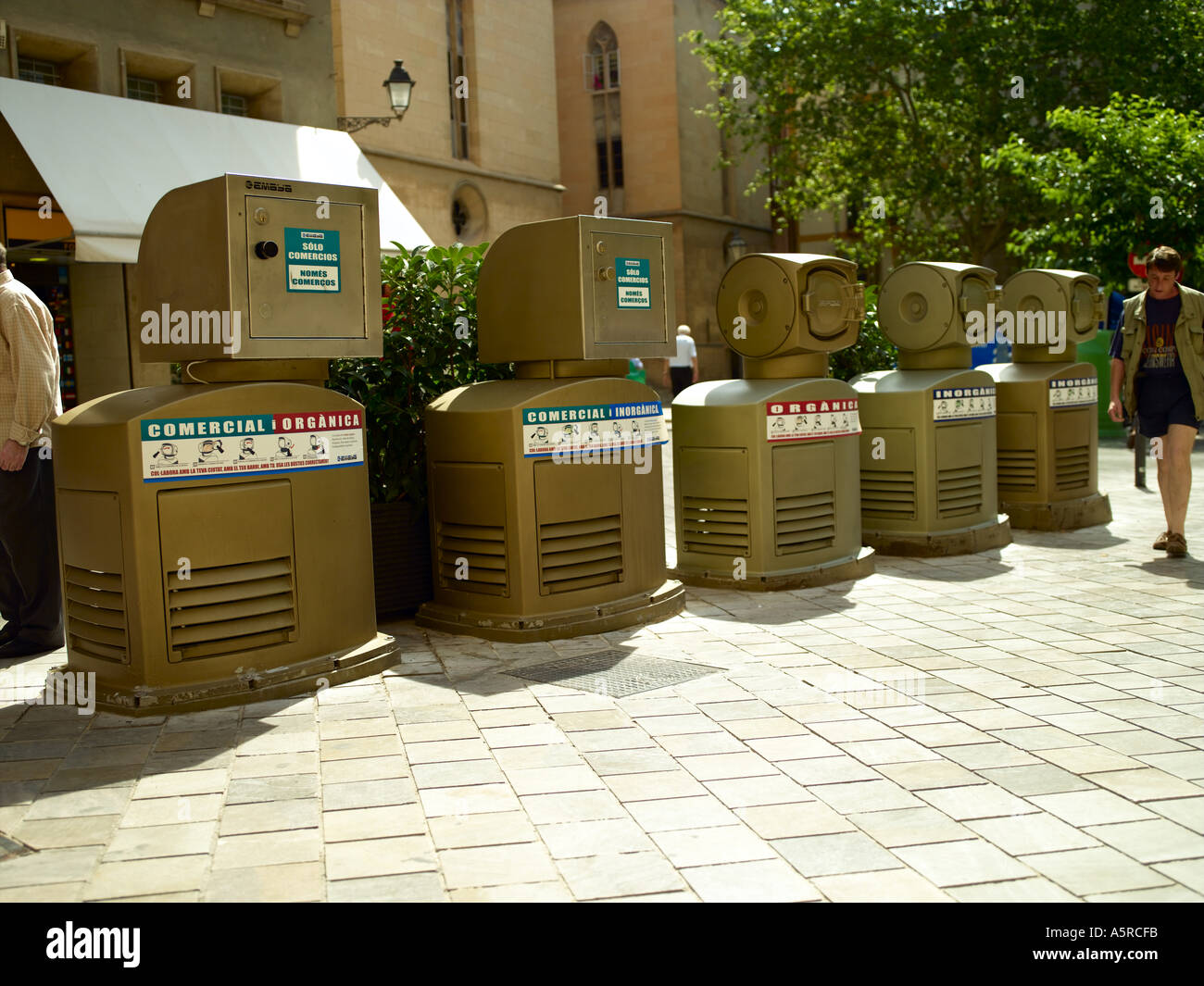 Palma, stazione di riciclaggio Foto Stock