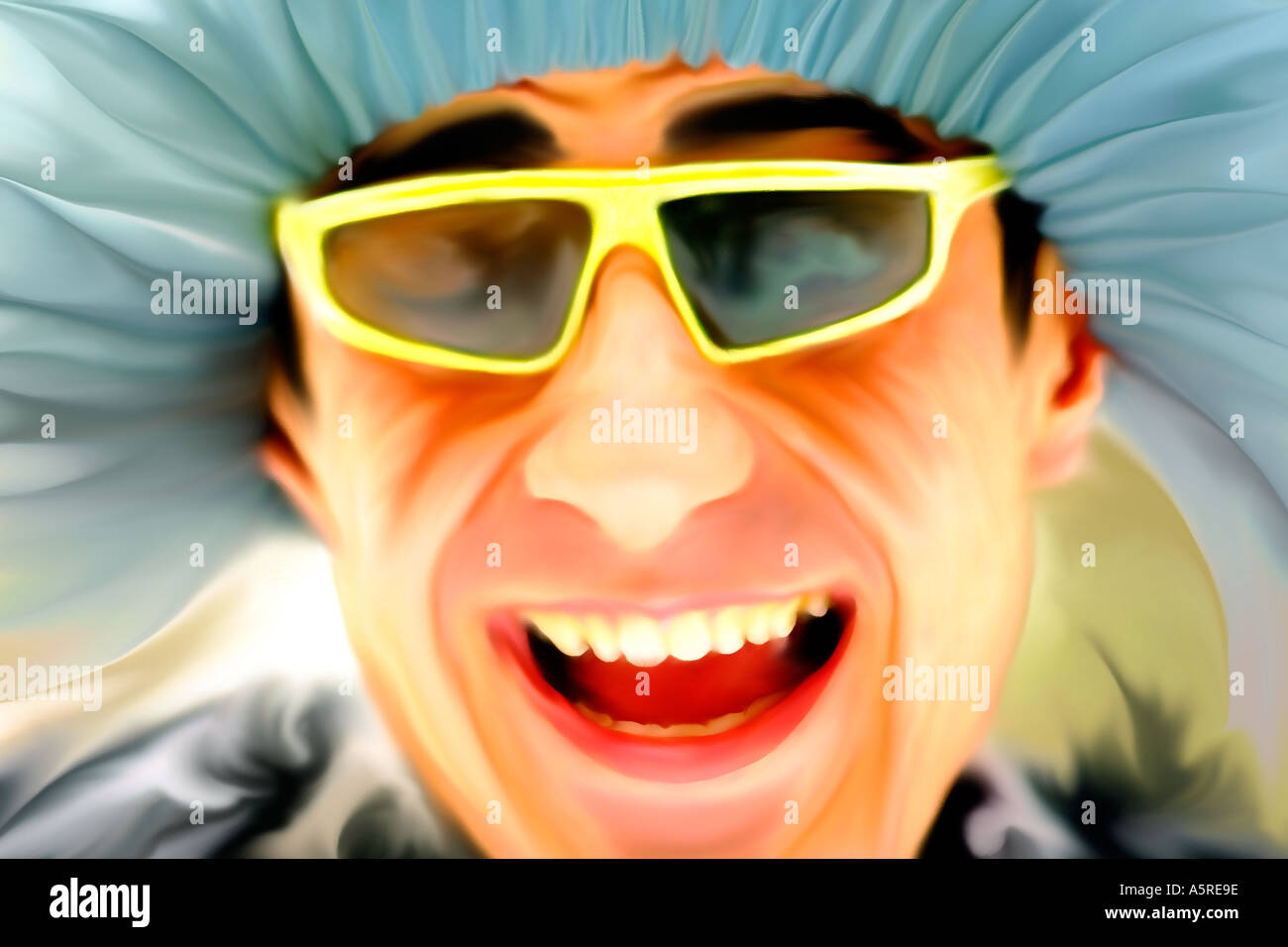 Divertente ritratto Foto Stock