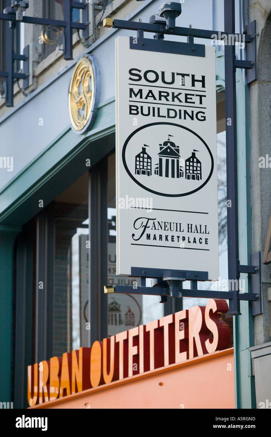 Faneuil Hall Marketplace Boston Massachusetts Foto Stock