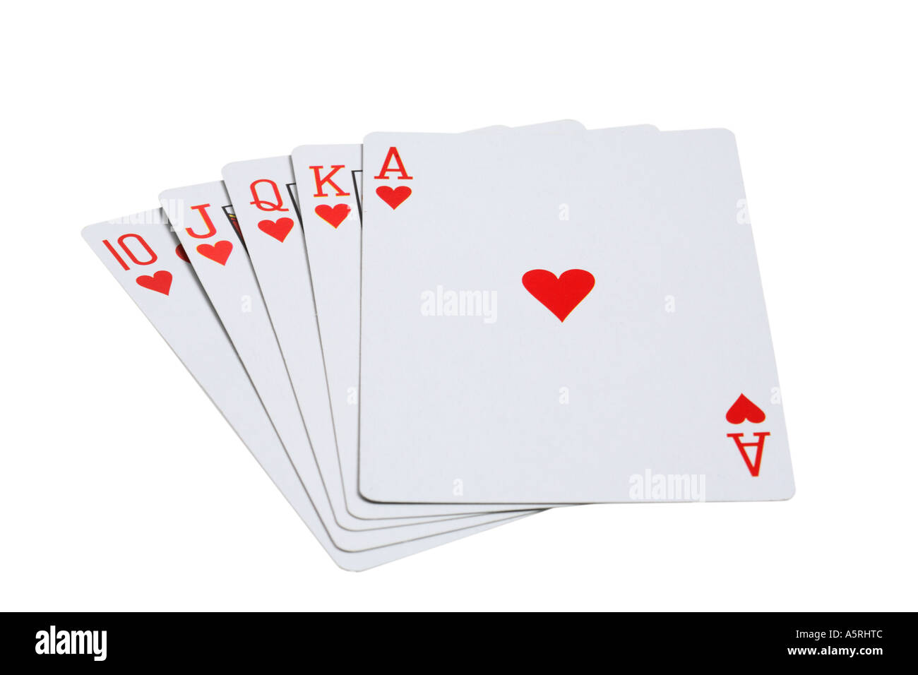 Mano di carte Foto Stock