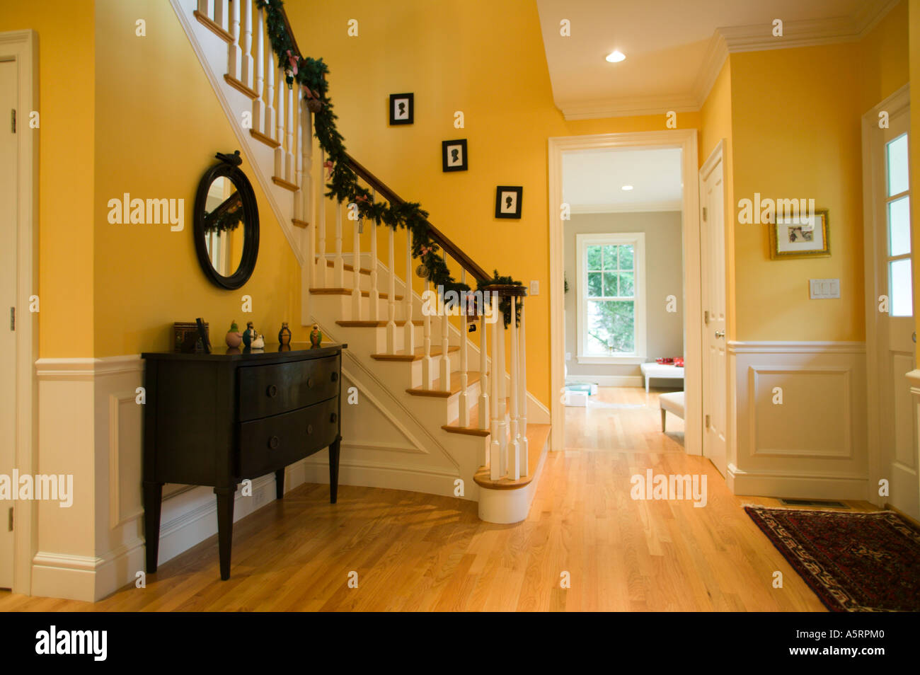 Foyer in American Home Foto Stock