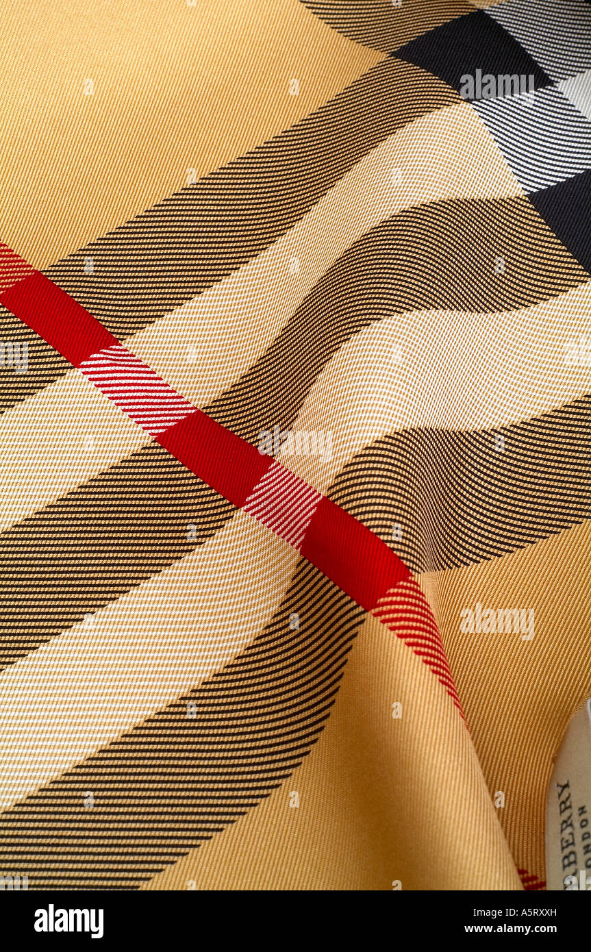 Sciarpa Burberry Foto Stock